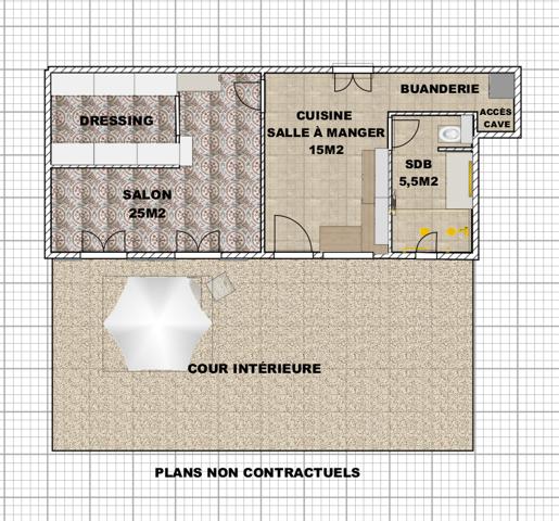 Appartement 2 pièces - 50 m² Exclusivité efficity