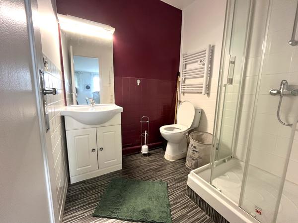 VILLENEUVE SUR LOT, studio MEUBLÉ refait complétement à neuf d'environ 27 m² en centre ville, à deux pas des commodités. Situé au dernier étage d'une petite résidence avec 4 appartements, il est lumineux et offre une vue sur un jardin arboré. Il comprend , Villeneuve sur lot