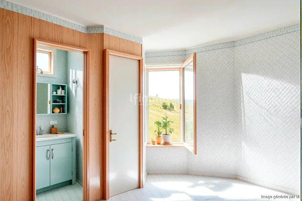 Appartement atypique vue sur Paris
