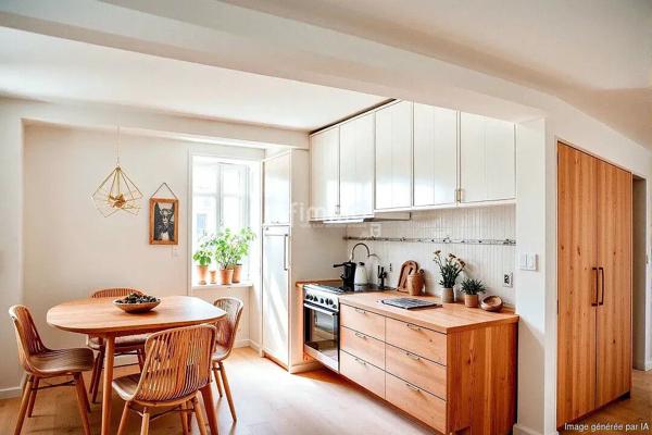 Appartement atypique vue sur Paris