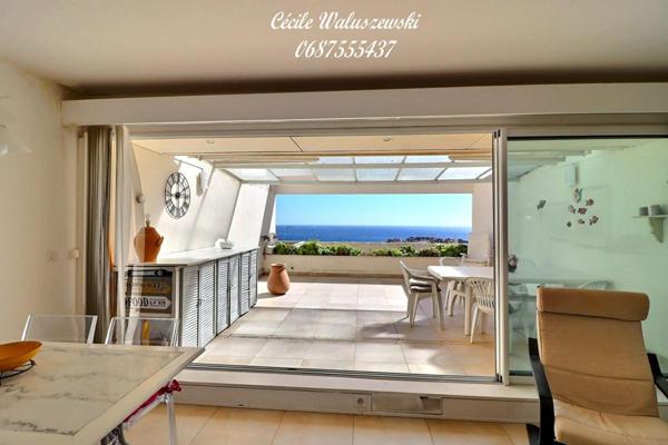 Appartement Bandol 2 pièces - grande terrasse vue mer panoramique