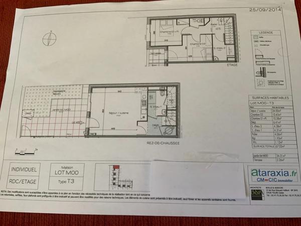 Maison à vendre 3 pièces rue victor hugo AVEC PARKING EN SOUS-SOL  TOURS (37) a 10 minutes  de jean jaures en marchant tranquillement