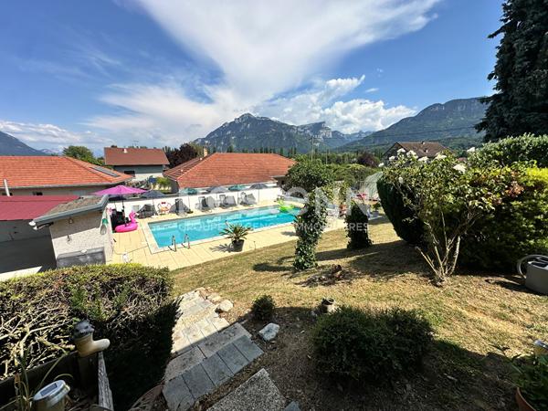 Amancy ? Maison 129 m², 3 chambres, piscine, terrain clos de 2 100 m² et stationnement pour 10 véhicules