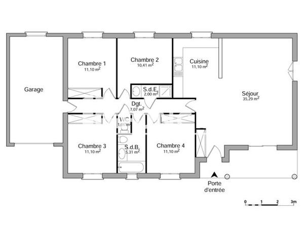 Location Maison 5 pièces 100.23 m² - 102 IMPASSE DE LA PROVIDENCE Bouge Chambalud 38150
