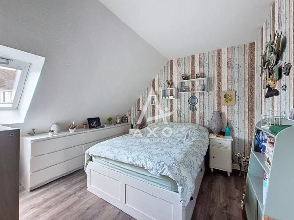 Duplex dernier étage 96 m²  3 chambres  balcon  garage  centre-ville Beauvais