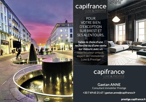 Dpt Finistère (29), à vendre BREST RELECQ KERHUON Appartement T2 49.66m² Balcon