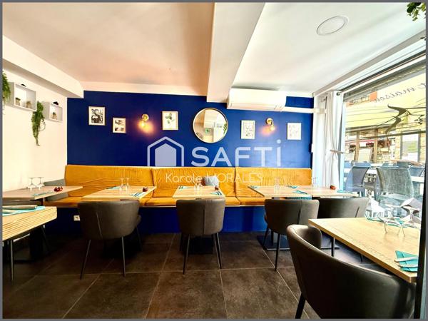 ARGELES-SUR-MER, FOND DE COMMERCE AU COEUR DU VILLAGE, TERRASSE, PROCHE PARKING