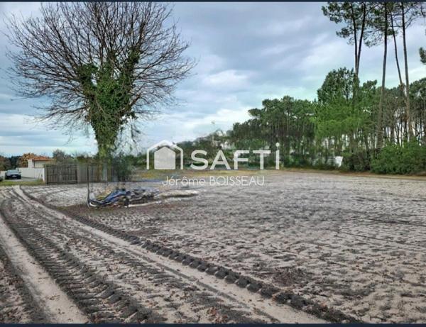 terrain 1532 m2 viabilise en  lisière de foret