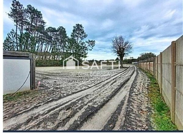 terrain 1532 m2 viabilise en  lisière de foret