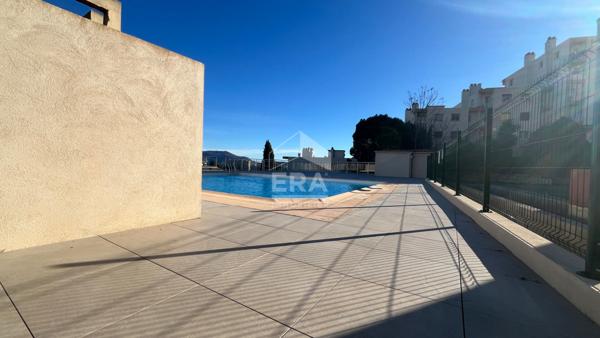 À VENDRE/ FABRON : Studio de 30m2, balcon et piscine