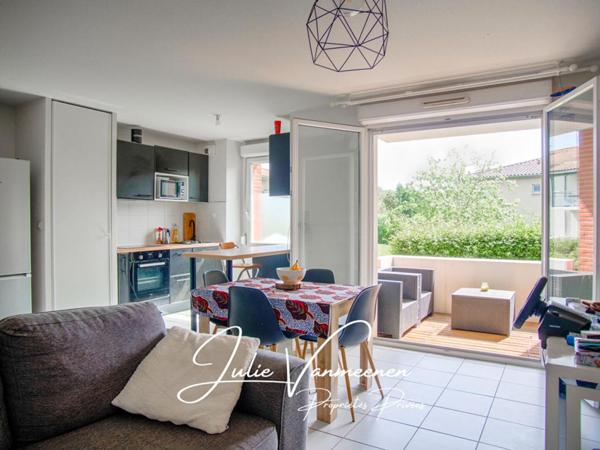 Appartement Mondonville 2 pièce(s) 45.38 m2 - Terrasse - 2 parking