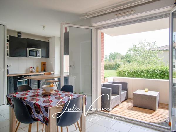 Appartement Mondonville 2 pièce(s) 45.38 m2 - Terrasse - 2 parking