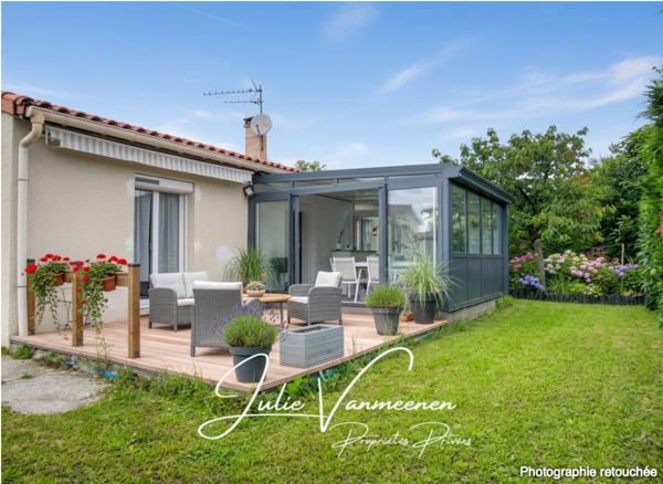 La Salvetat-Saint-Gilles (31880) - Maison T5 de plain-pied - 3 chambres - Véranda - Garage - Terrain 644 m2