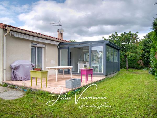 La Salvetat-Saint-Gilles (31880) - Maison T5 de plain-pied - 3 chambres - Véranda - Garage - Terrain 644 m2