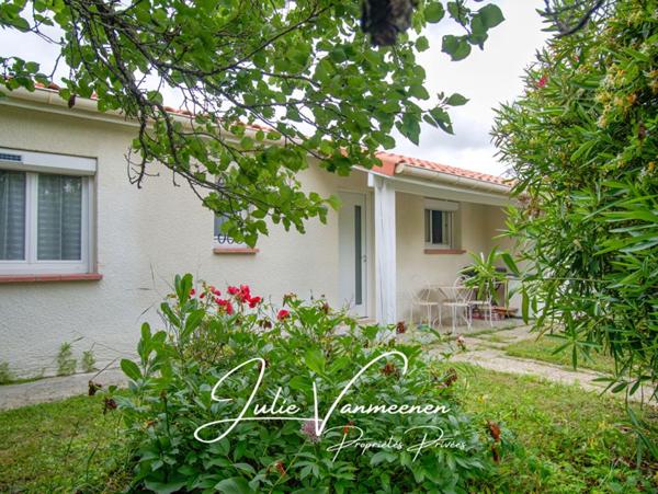 La Salvetat-Saint-Gilles (31880) - Maison T5 de plain-pied - 3 chambres - Véranda - Garage - Terrain 644 m2