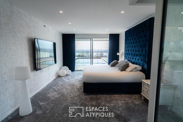 Villa contemporaine avec vue panoramique sur la mer