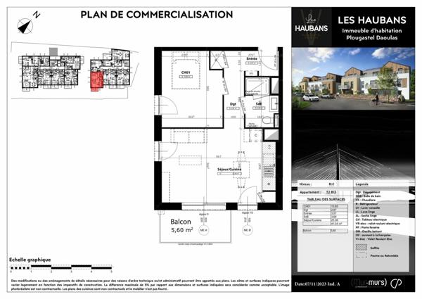 Appartement à vendre  2 pièces • 41,34 m2 Plougastel-Daoulas