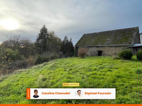 Maison en pierre- grange -terrain 4274 m2 SAINT PRIEST LA FEUILLE (23)