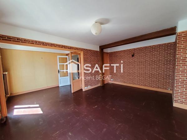 centre ville appartement 4 pièces + parking