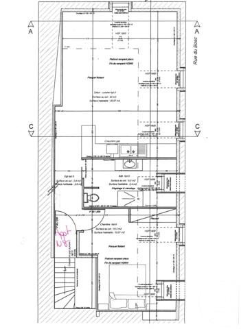 Appartement F2 à vendre  2 pièces - 33,61 m2 RODEZ - 12