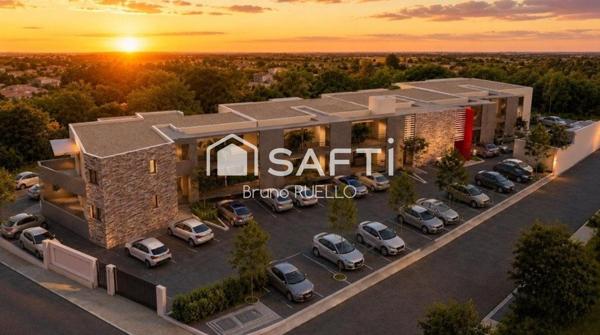 Argelès-sur-Mer - Vente en VEFA T2 avec Terrasse, jardin et parking