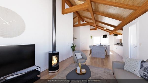 Haute Savoie (74), à vendre SAMOENS - Domaine skiable Grand-Massif - Appartement T3 79 m²