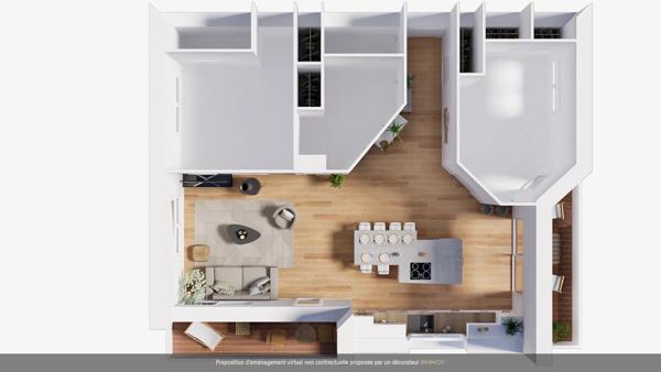 Haute Savoie (74), à vendre SAMOENS - Domaine skiable Grand-Massif - Appartement T3 79 m²