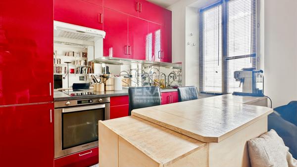 A VENDRE CHARMANT 2/3P ATYPIQUE 35M2 DUPLEX 3E DERN.ETAGE PARIS 10E GONCOURT BELLEVILLE