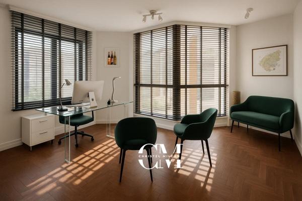 BUREAUX/APPARTEMENT- T3- Bordeaux- Caudéran - parc Bordelais - parking - 90 m2