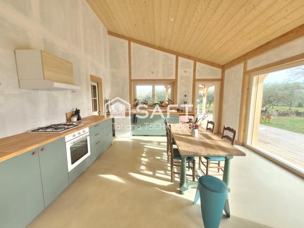 maison plain-pied bioclimatique,5 chambres,150m2