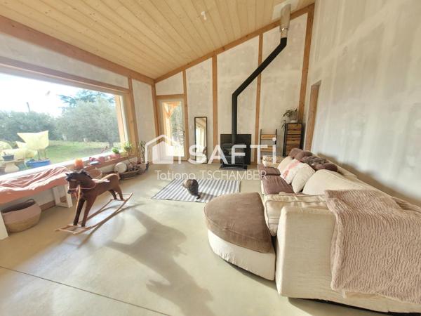 maison plain-pied bioclimatique,5 chambres,150m2