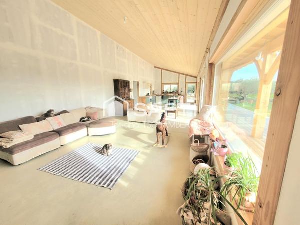 maison plain-pied bioclimatique,5 chambres,150m2