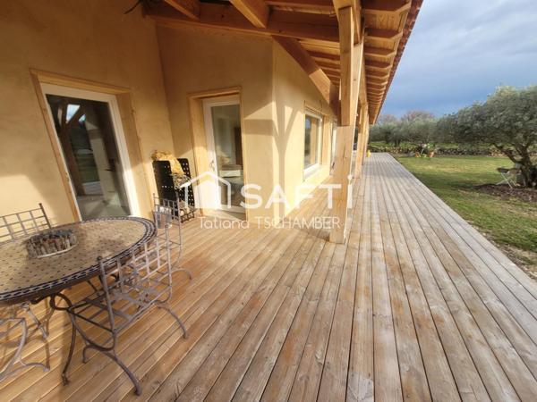 maison plain-pied bioclimatique,5 chambres,150m2