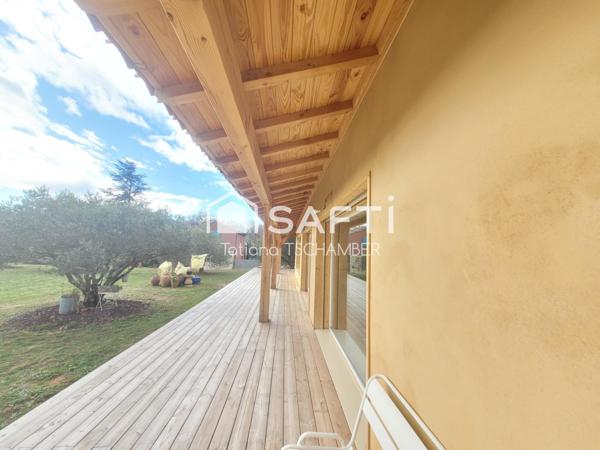 maison plain-pied bioclimatique,5 chambres,150m2