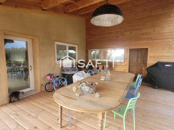 maison plain-pied bioclimatique,5 chambres,150m2