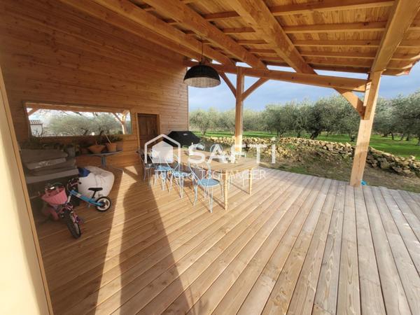 maison plain-pied bioclimatique,5 chambres,150m2