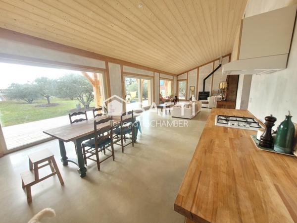 maison plain-pied bioclimatique,5 chambres,150m2