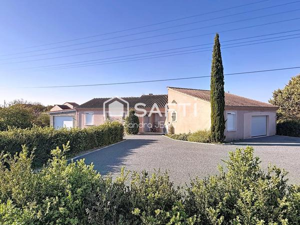 Maison individuelle dans un cadre idyllique