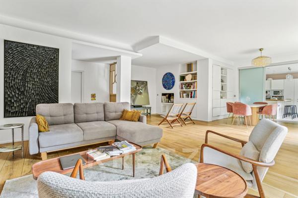 Appartement familial baigné de soleil sur jardin à Neuilly