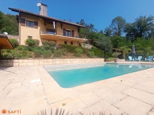 maison avec  piscine proche aix les bains