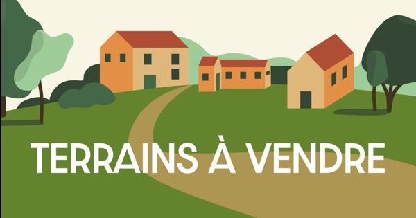 Terrain constructible, viabilisé, 580 m2