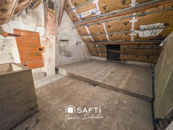 Maison 45m² - 3 pièces- combles aménageables 18m²