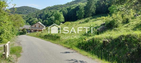 Terrain de 1200m² exposé SUD OUEST