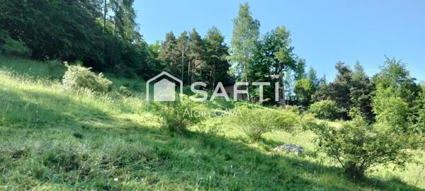 Terrain de 1200m² exposé SUD OUEST