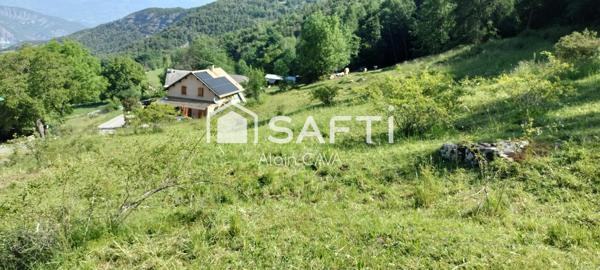 Terrain de 1200m² exposé SUD OUEST