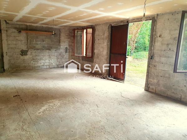 Maison 4 pièces plain-pied + garage