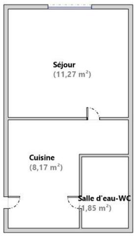 Gare de Lyon - Appartement 2 pièces bon état général