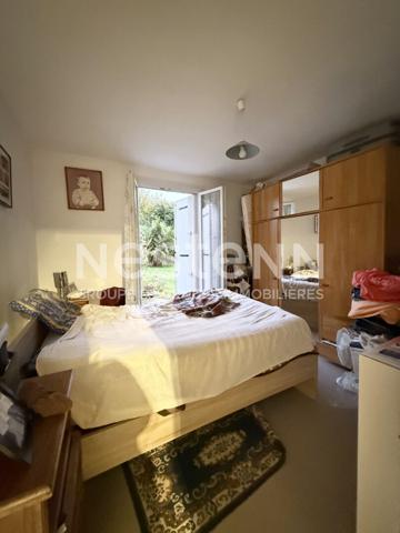 Maison louée de plain pied à vendre à LOCMINE 2 chambres avec 620 m² de terrain et garage