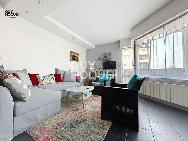 Appartement 2 pièces 48.3m² ( DPE en C ) avec balcon 4m² + cave et parking en parfait état : Centre-ville d'Eaubonne