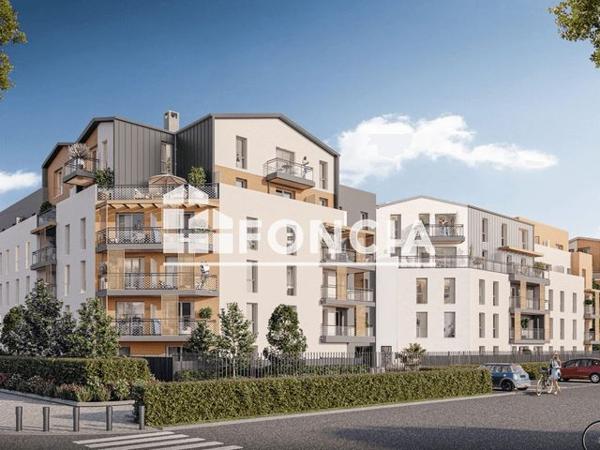 Location Appartement 2 pièces 44.14 m² - Rue louis blériot, Allée des Bruyères Meaux 77100